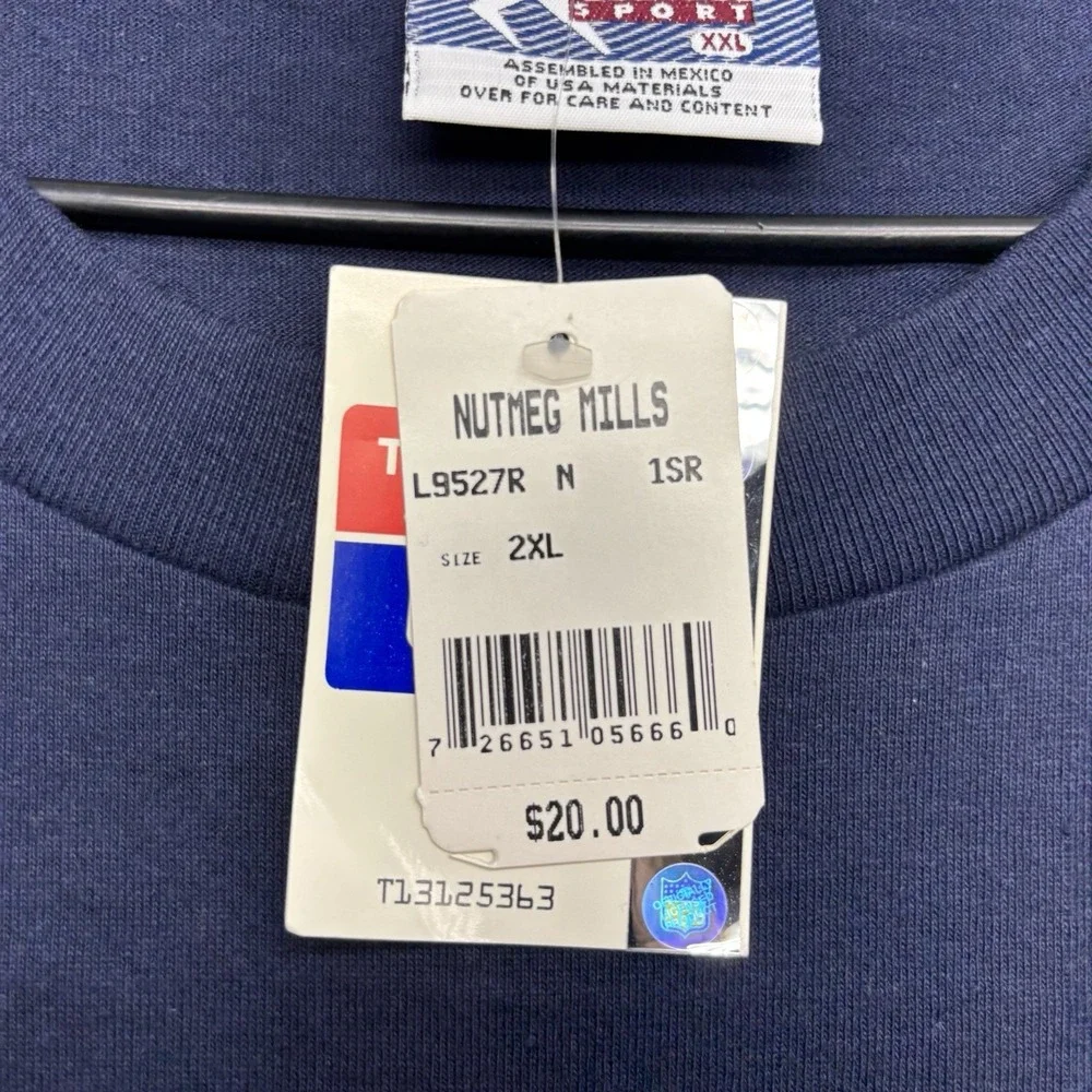 Vintage Lee Sport Dallas Cowboys Shirt Mens 2XL Navy Blue 90s NWT